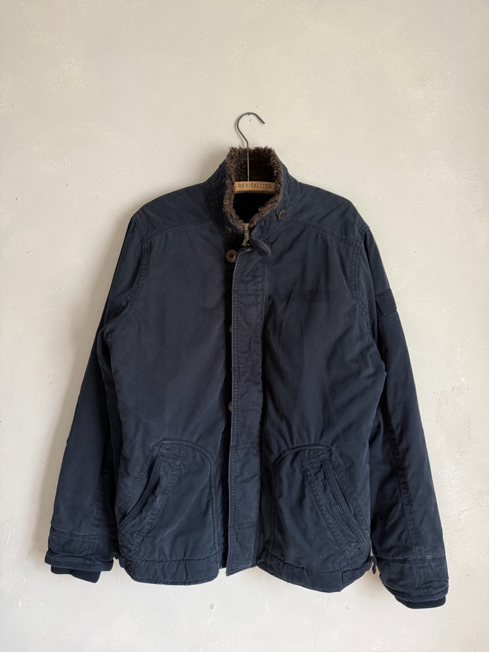 Vintage Y2K Abercrombie & Fitch Adirondack N-1 deck Sherpa lined jacket